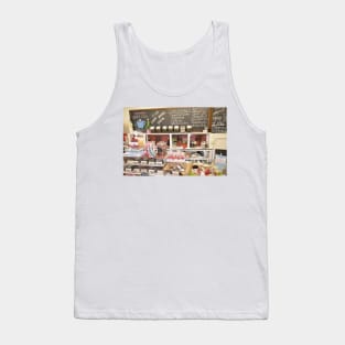 A Coffee shop Christmas Tank Top